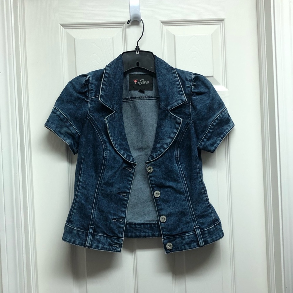 Guess Short Sleeve Jean Jacket